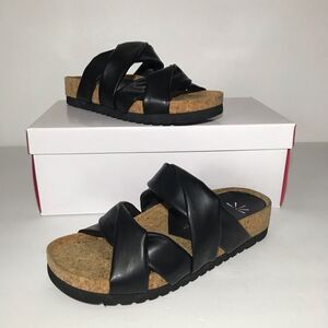 Isaac Mizrahi Live! Faux Leather Sandal